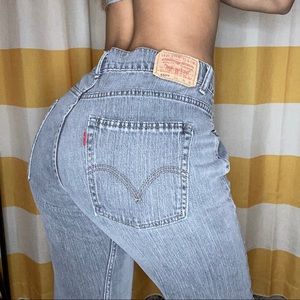 Vintage faded black/grey Levi jeans